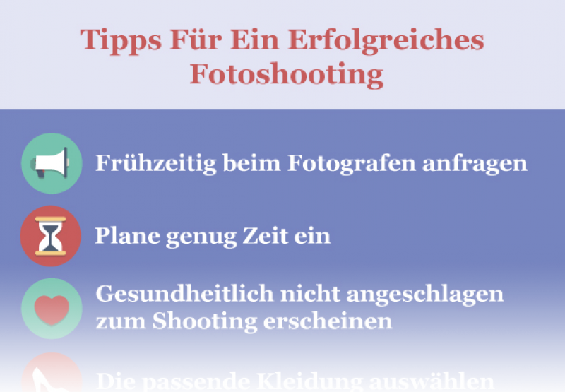 Tipps für ein erfolgreiches Fotoshooting